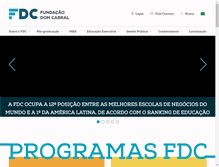 Tablet Screenshot of fdc.org.br