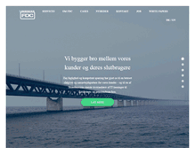 Tablet Screenshot of fdc.dk